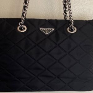 Prada nylon tote bag